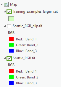 Training_examples_larger_set and Seattle_RGB.tif layers turned back on