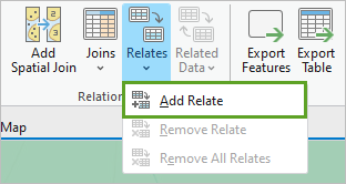 Add Relate menu option