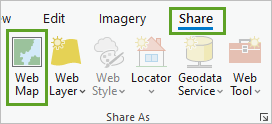 Share web map.