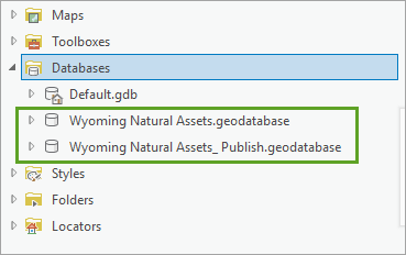 Review geodatabases.