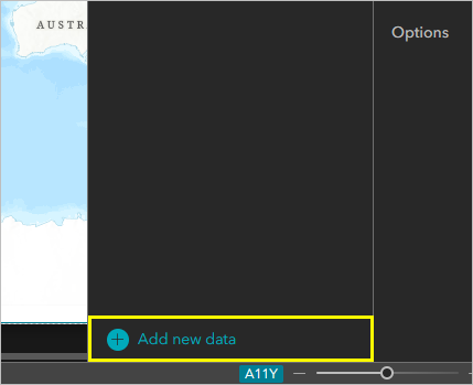 Add new data button
