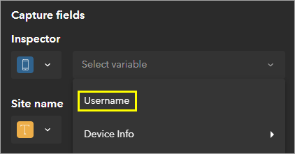 Username option