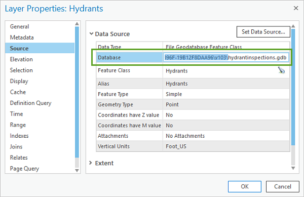 Database path