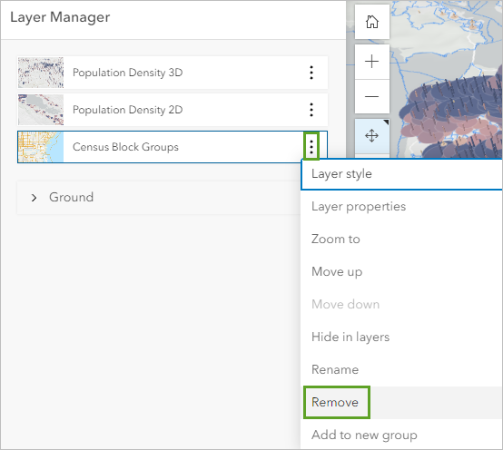 Remove the Census Block Groups layer.