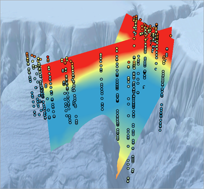 Explore two vertical sections.