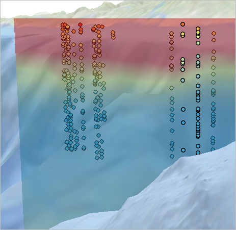 Transparent voxel layer