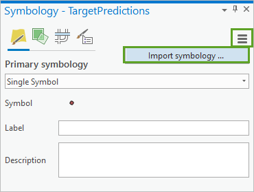 Import symbology options