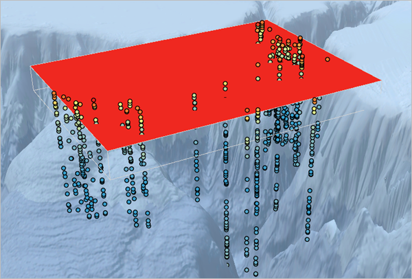 The initial geostatistical layer