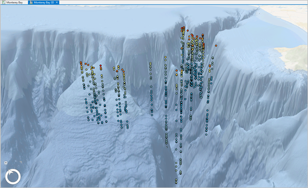 3D oxygen measurements in Monterey Bay