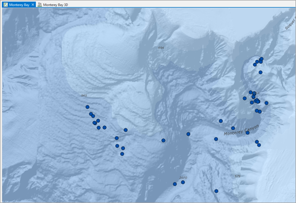 2D map of oxygen sample points