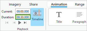 Duration parameter