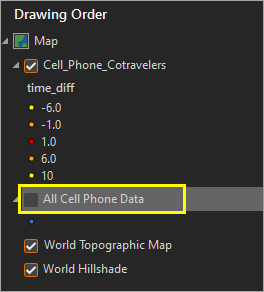 All Cell Phone Data layer turned off