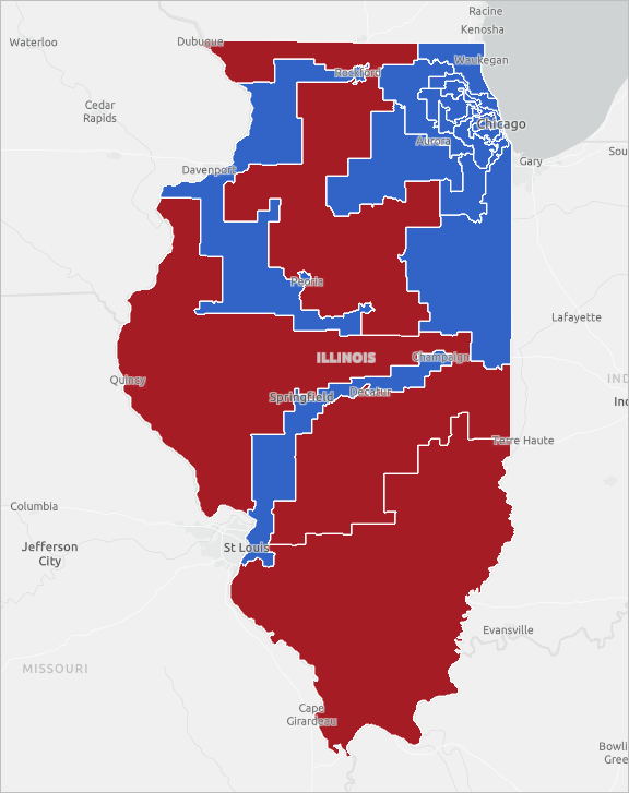 118th Congressional District map style updated