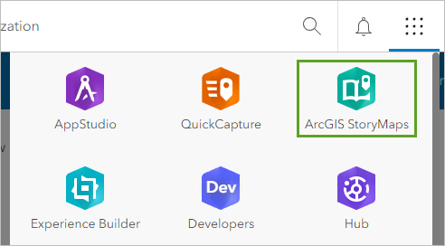 ArcGIS StoryMaps app