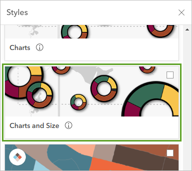 Charts and Size style