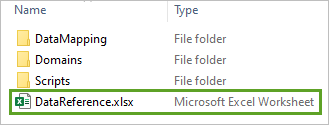 DataReference workbook file