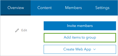 Add items to the group