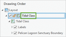 Map Frame 1 renamed as Tidal Class