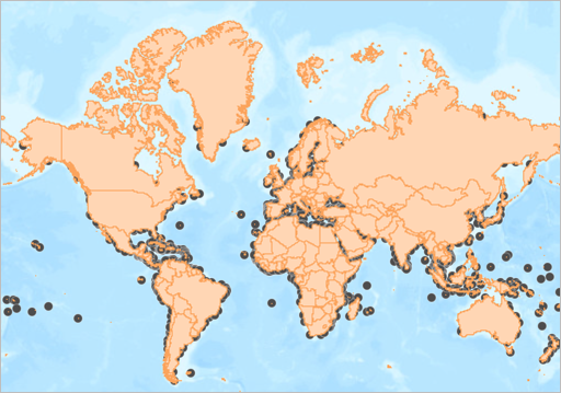 World Countries (Generalized) layer