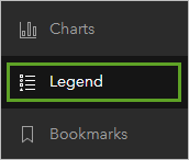 Legend on the Contents toolbar