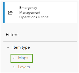 Map filter