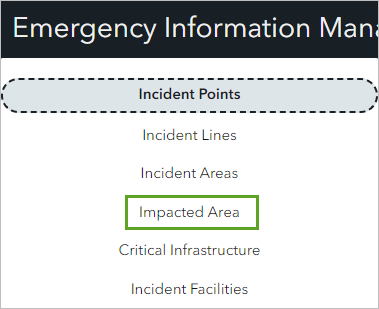 The Impacted Area option is visible in the left pane.