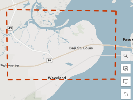 Bay St. Louis extent