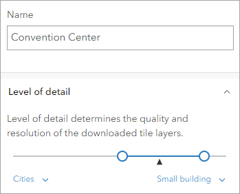 Level of detail settings