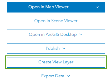 Create View Layer button