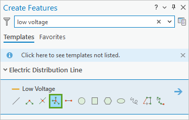 Radial tool on the Low Voltage template