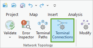 Terminal Connections button