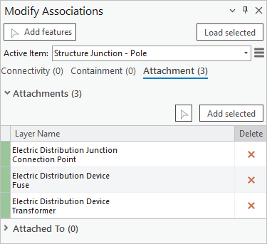 Three features in the Attachments section