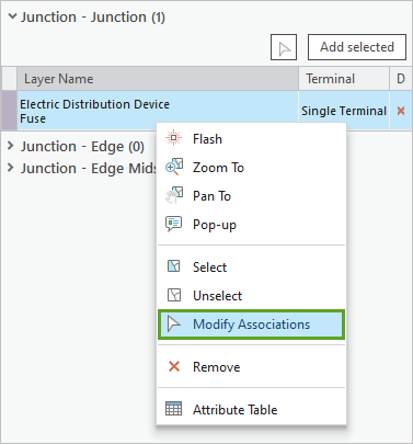 Modify Associations