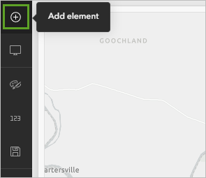 Add element on the dashboard toolbar