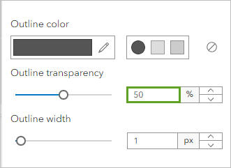 Change the transparency to 50 percent.