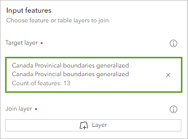 Target layer parameter