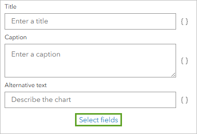 Select fields button