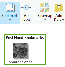 Smaller extent bookmark