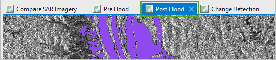 Post Flood map tab