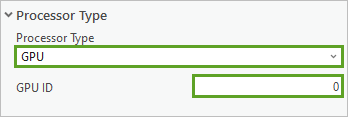 Processor Type options