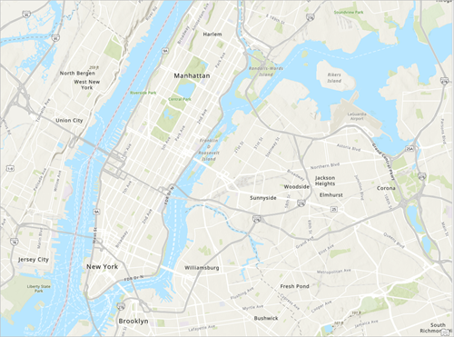 Zooming in on Manhattan