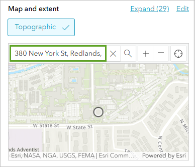 Find your school's campus as the default map.