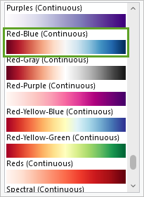 Red-Blue (Continuous) color scheme