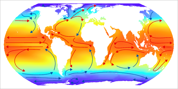 global warming maps sea of