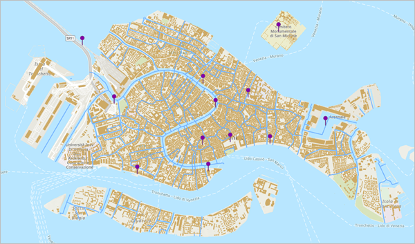 Final map of Venice