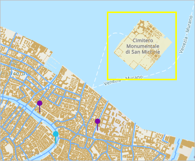 San Michele location