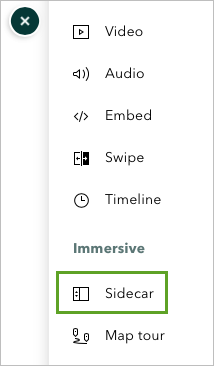 Add a Sidecar content block.