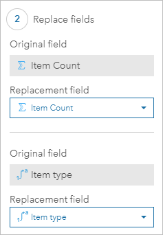 Confirm the Replace fields values match accordingly.