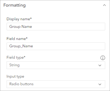 Formatting pane