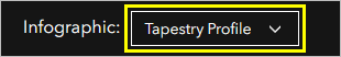 Infographic drop-down menu